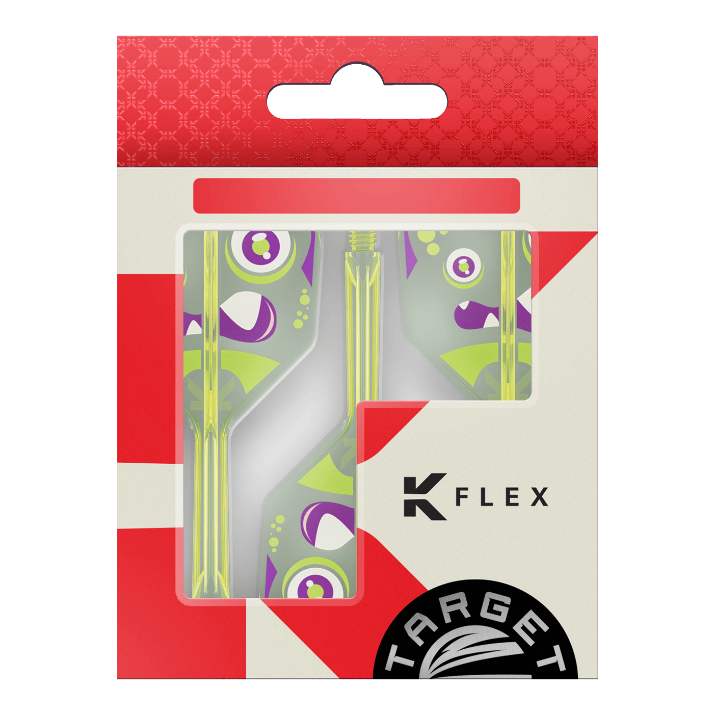 Das Foto zeigt Target Japan K-Flex Xeno No6 Flights. Die Flights sind hochwertiges Zubehör für Darts.