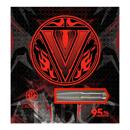 Caliburn V-Series V1 steel darts Abgebildet sind die Caliburn V-Series V1 Steeldarts. Diese Darts eignen sich hervorragend für den Präzisionssport.