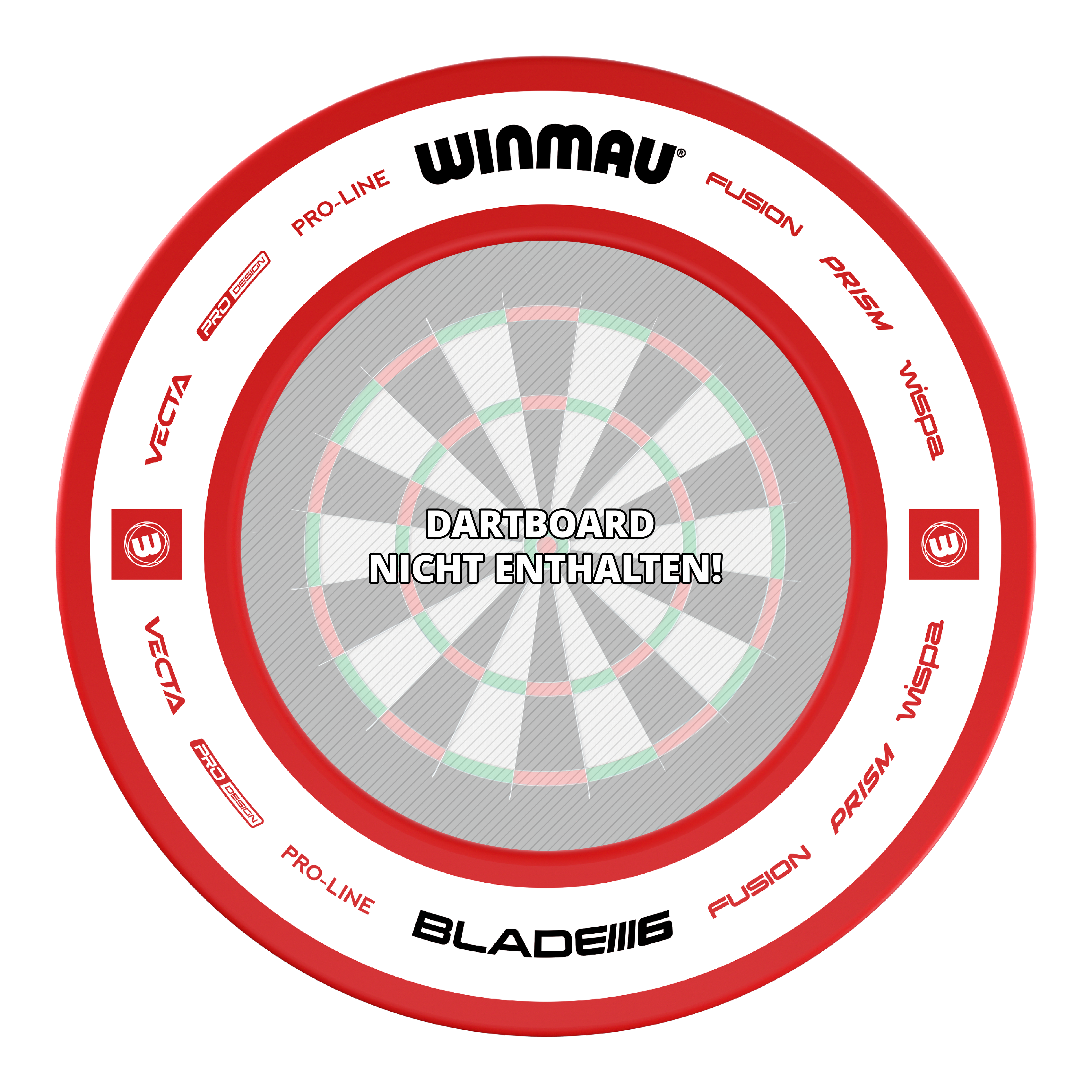 Winmau Pro-Line 2.0 Dartboard Surround - Rot