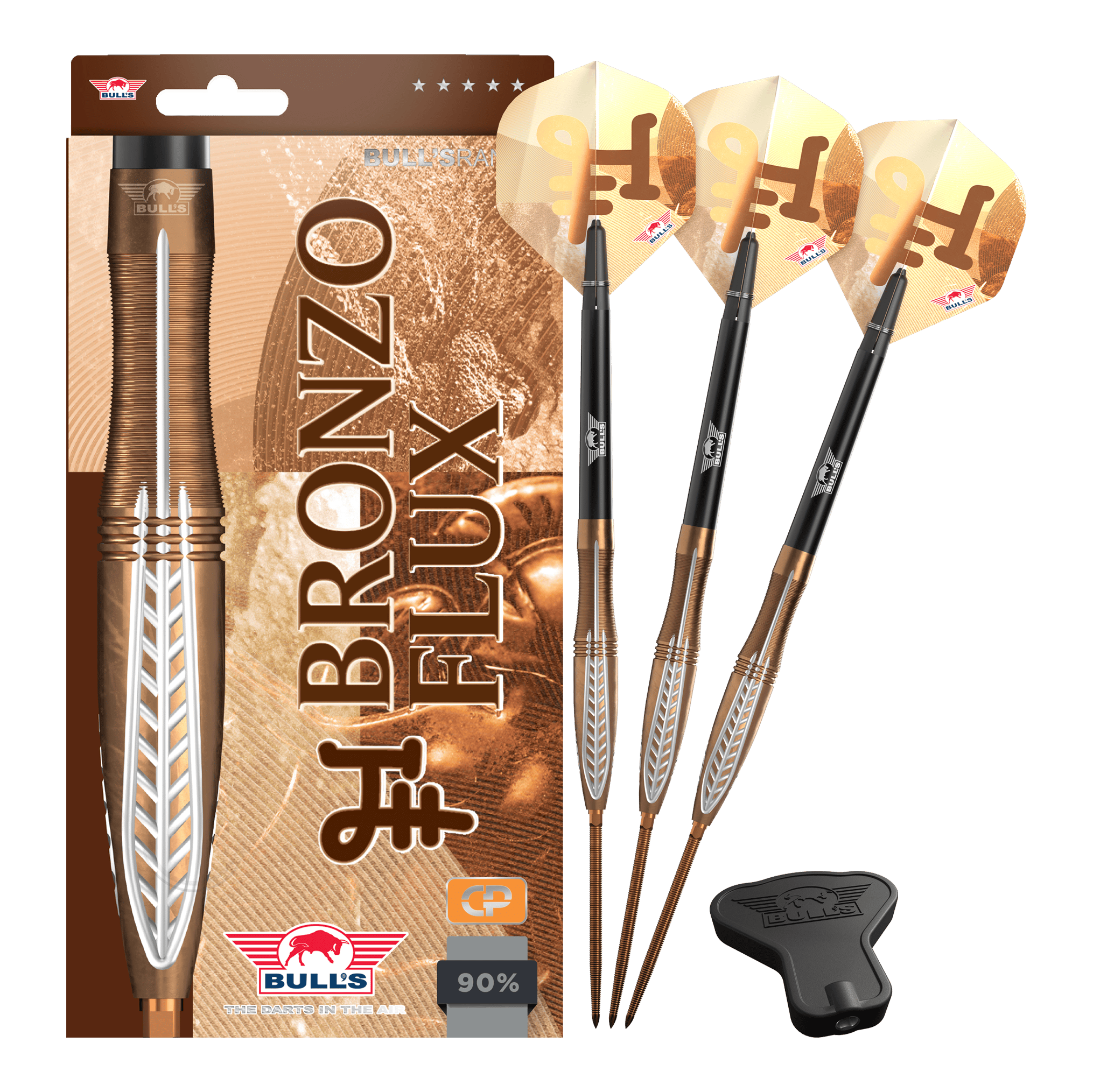Bulls NL Bronzo Flux Convertible Point Steel Darts Bulls NL Bronzo Flux Convertible Point Steel Darts