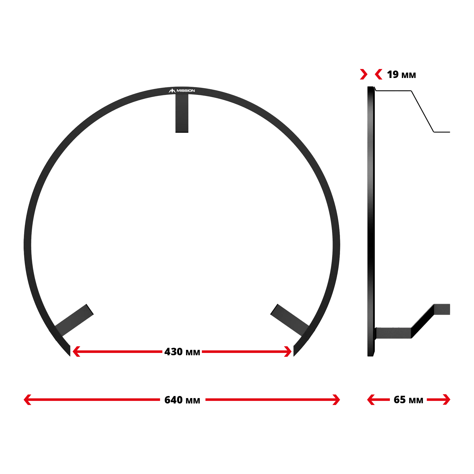 Mission Torus 270 LED Dartboard Beleuchtung