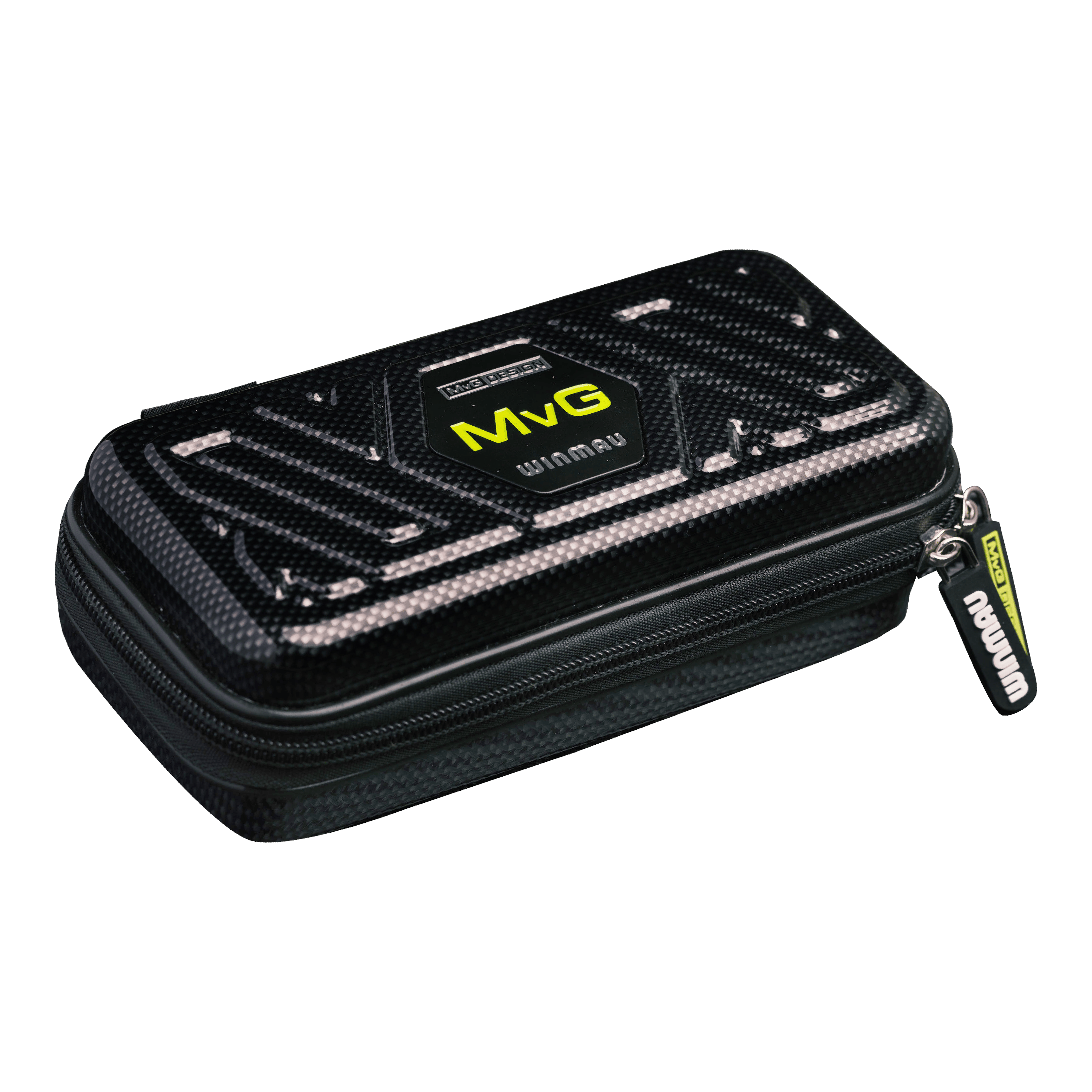 Auf dem Bild zu sehen ist das Winmau Armor G1 Michael Van Gerwen Dartwallet. Die Darttasche bietet optimalen Schutz für Ihre Ausrüstung.