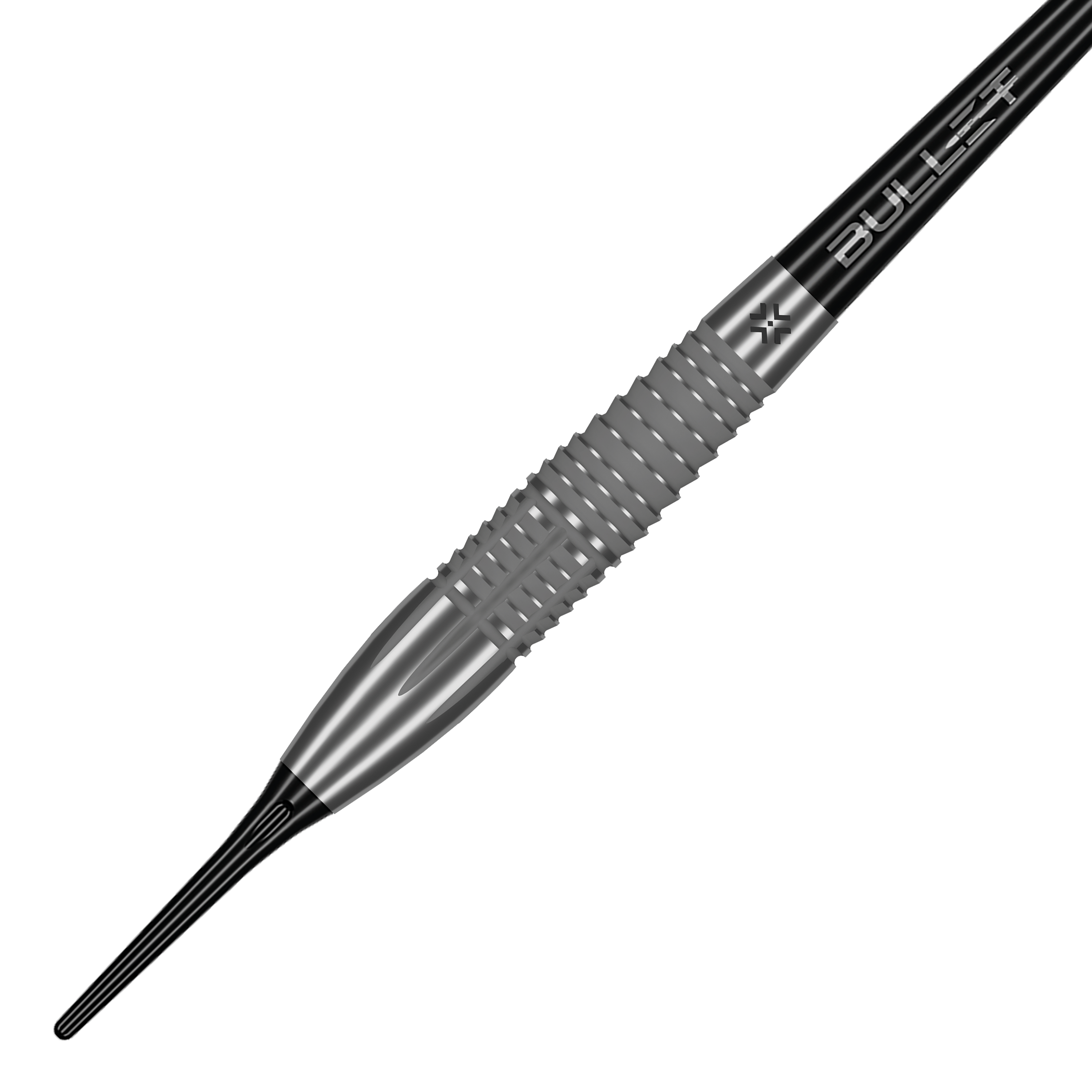 Bullet Monolith soft darts - 20g Das Foto zeigt die Bullet Monolith 20g Soft Darts aus einer anderen Perspektive. Sie sind perfekt für Softdart-Anwendungen geeignet.