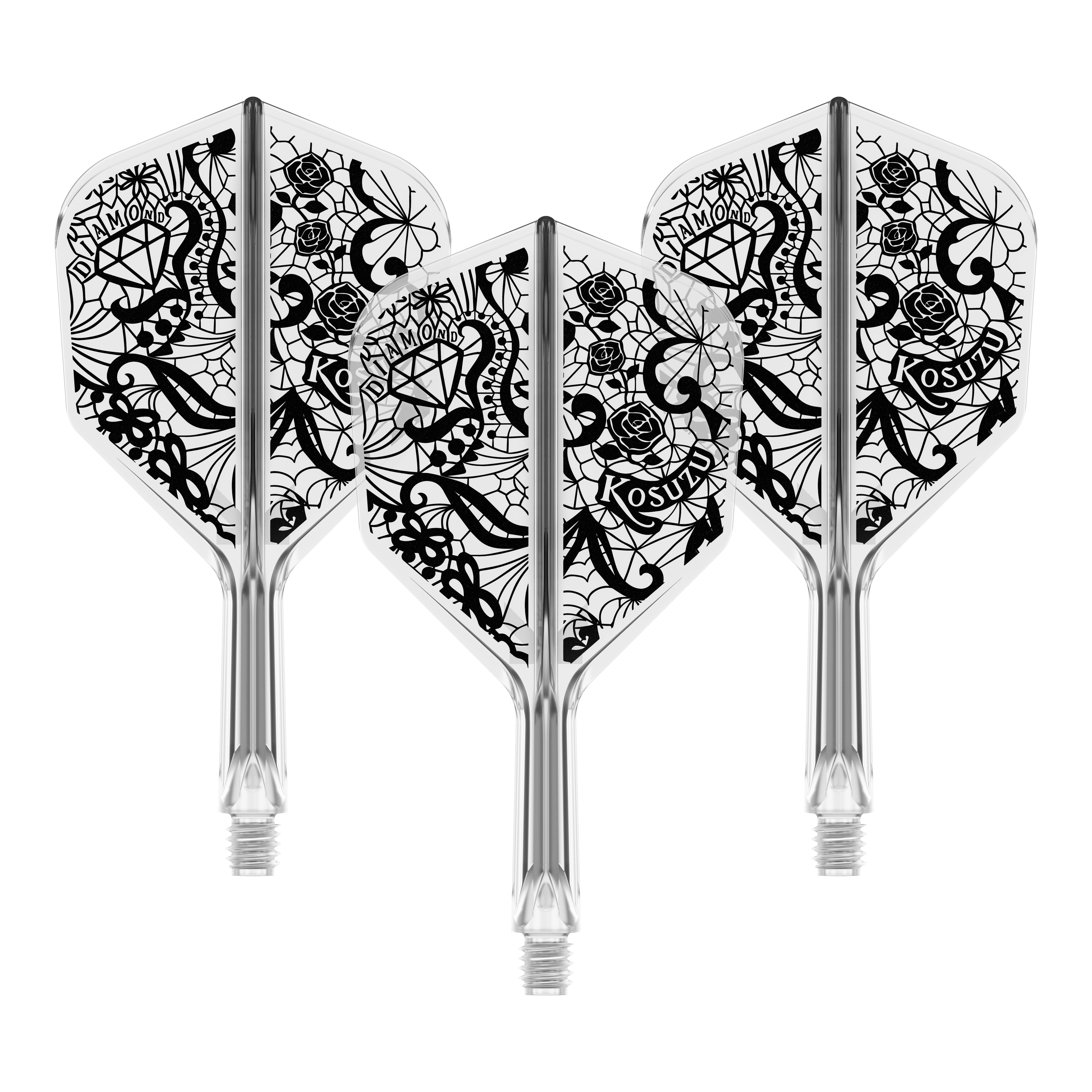 Target Japan K-Flex Diamond No6 Flight Shaft System Zu sehen ist das Target Japan K-Flex Diamond No6 Flight-Shaft-System in 19mm. Es handelt sich um eine Komponente für Dartpfeile.