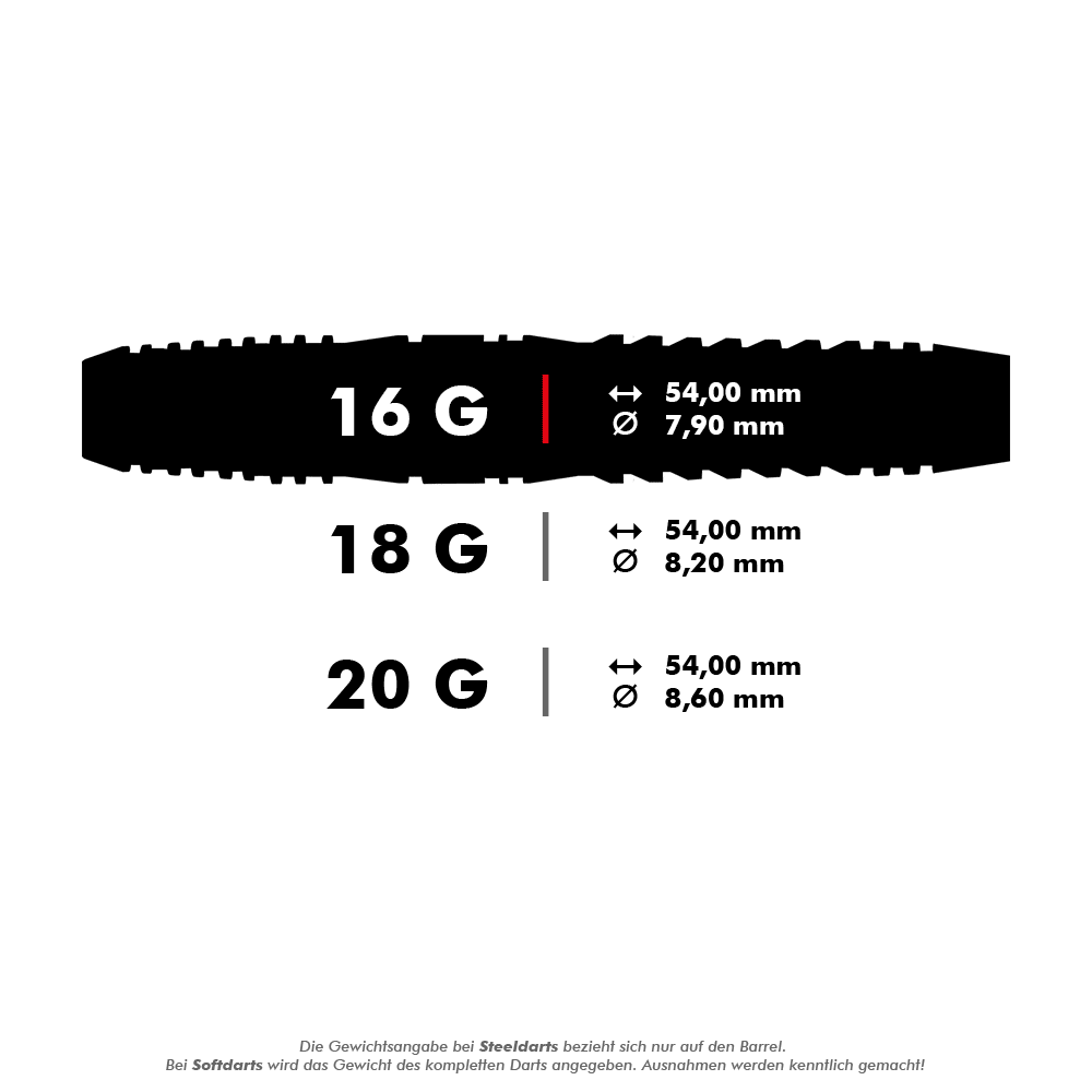 Harrows Fire High Grade Alloy soft darts