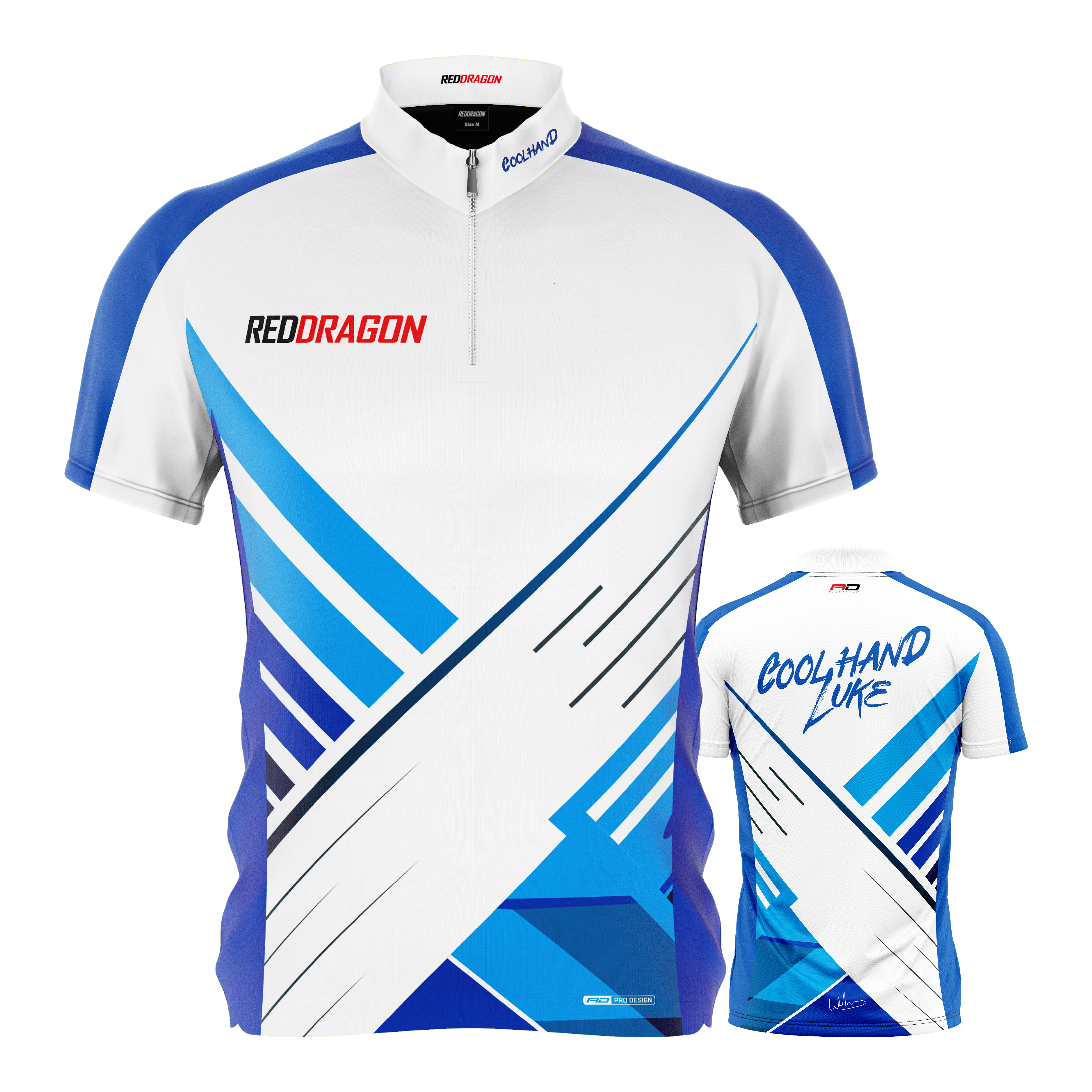 Red Dragon Luke Humphries Limited Edition dart shirt Dieses Bild zeigt das Red Dragon Luke Humphries Limited Edition Dartshirt. Es ist ein limitiertes Darttrikot, inspiriert von Luke Humphries.
