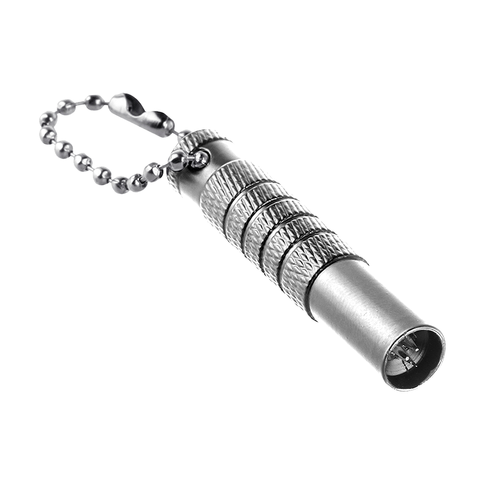 Bullet shaft residue remover Das Bild zeigt einen Bullet Shaftrest Entferner in Silber. Das Produkt wird zur Entfernung von Shaftrests an Dartpfeilen verwendet.