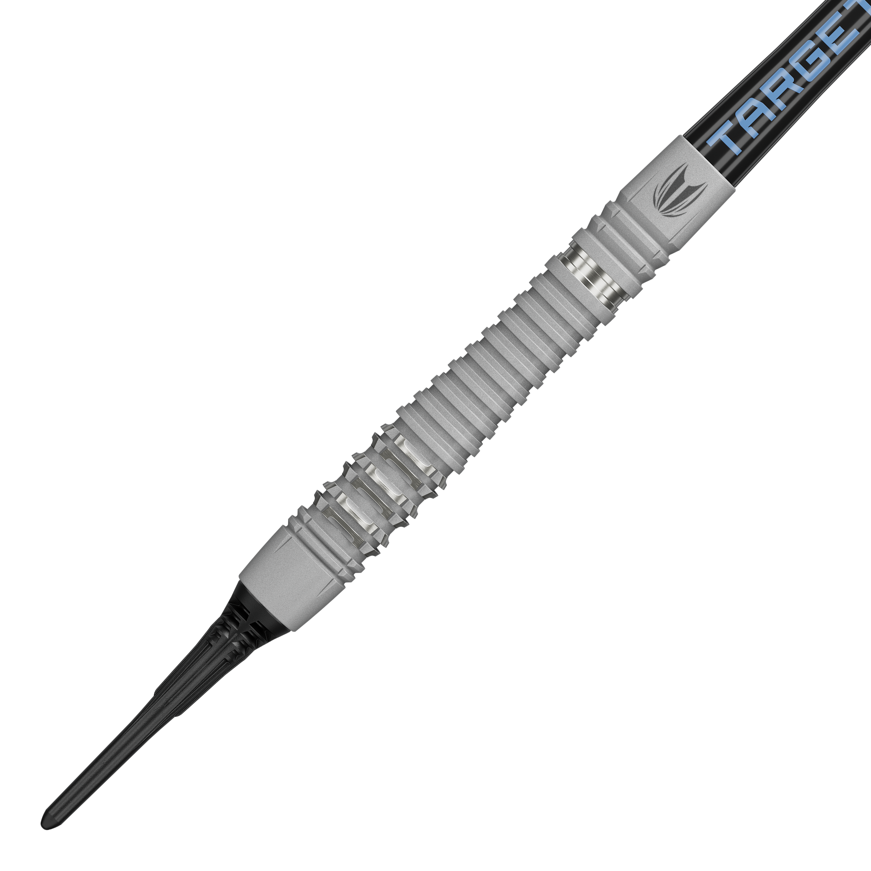 Zu sehen sind die Target Cryo 13 Softdarts. Die Abbildung hebt das moderne Design der Darts hervor.