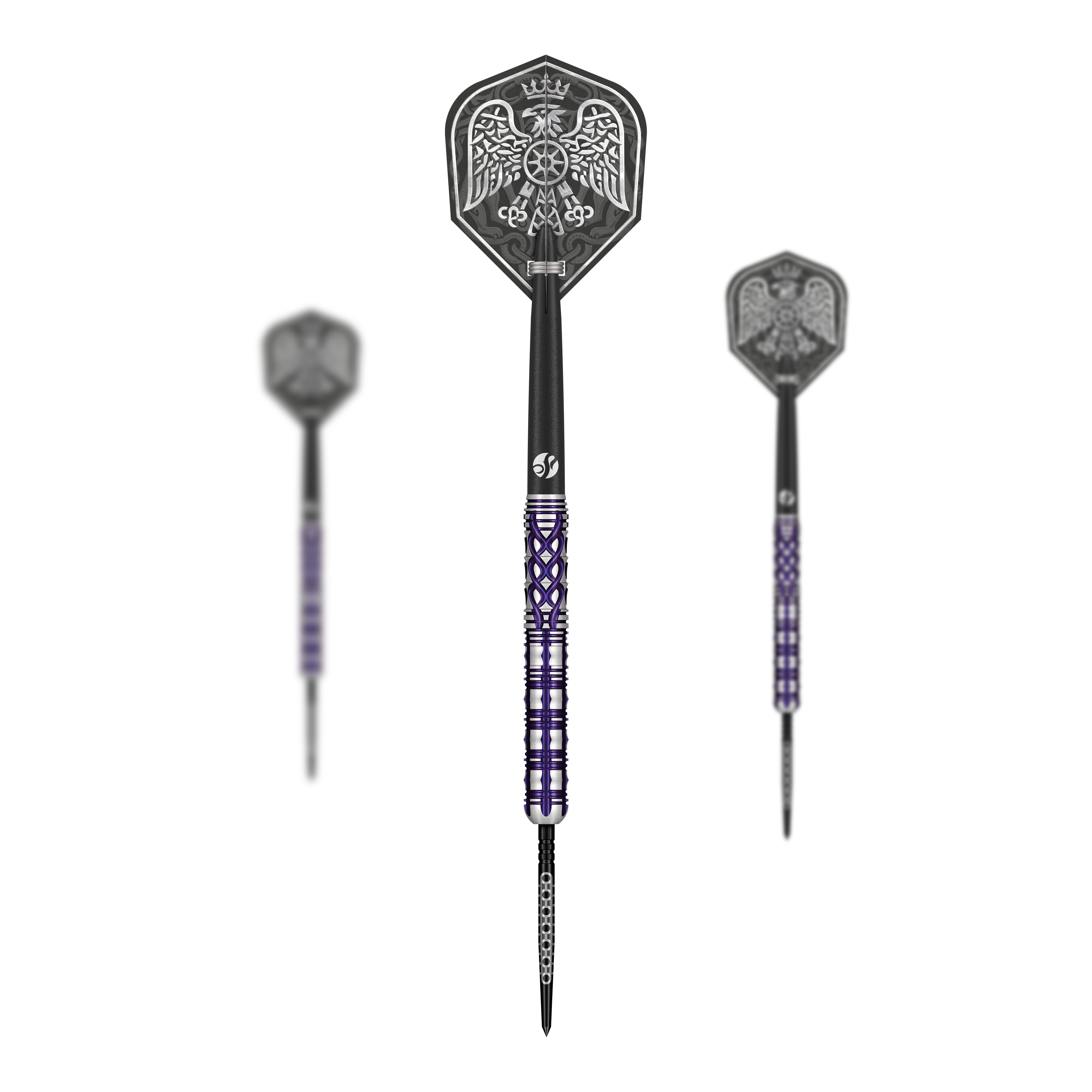 Shot Goths Visara Turbo Point Steel Darts - 23g Shot Goths Visara Turbo Point Steel Darts - 23g
