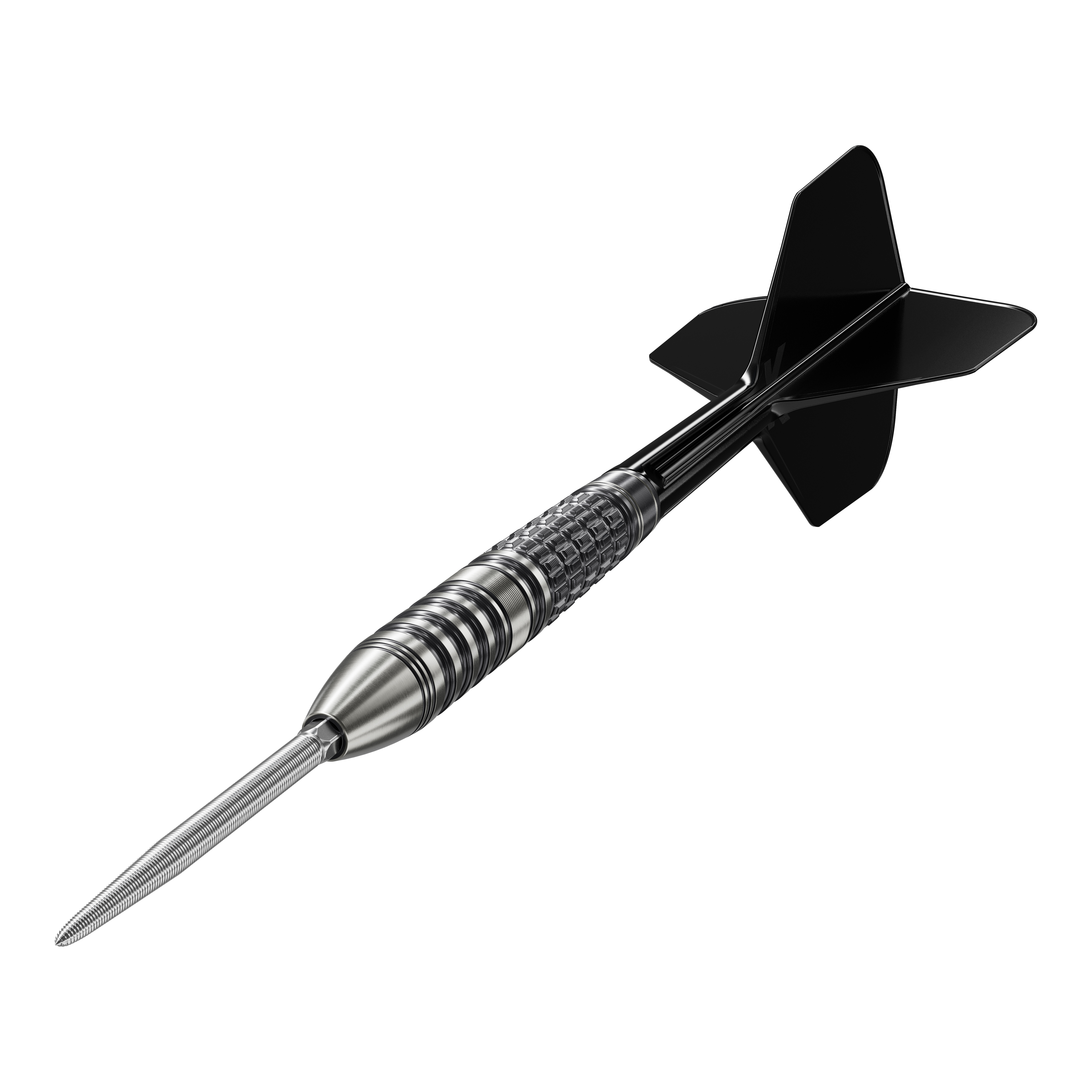 Target Japan Black Marque Lumiere GEN3 steel darts Das Bild zeigt den Target Japan Black Marque Lumiere GEN3 Steeldart. Der Dartpfeil ist schwarz-silber und hat ein modernes, hochwertiges Design.