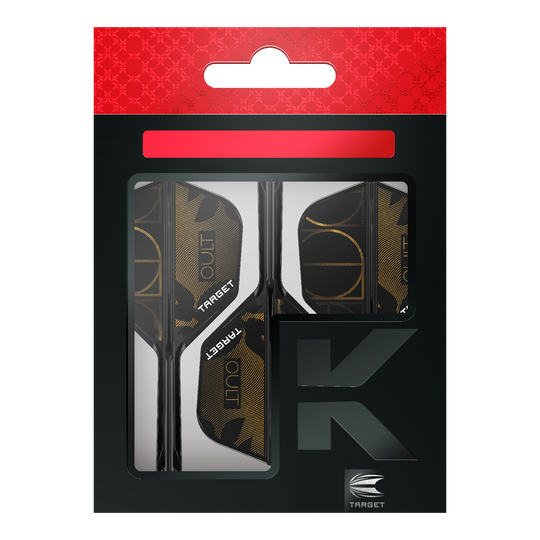 Target K-Flex Cult No6 Flight Shaft System Auf dem Bild befindet sich das Target K-Flex Cult No6 Flight-Shaft-System. Das System kombiniert Flight und Schaft für Darts.