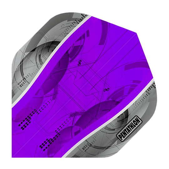 Pentathlon Silver Edge Purple Flights