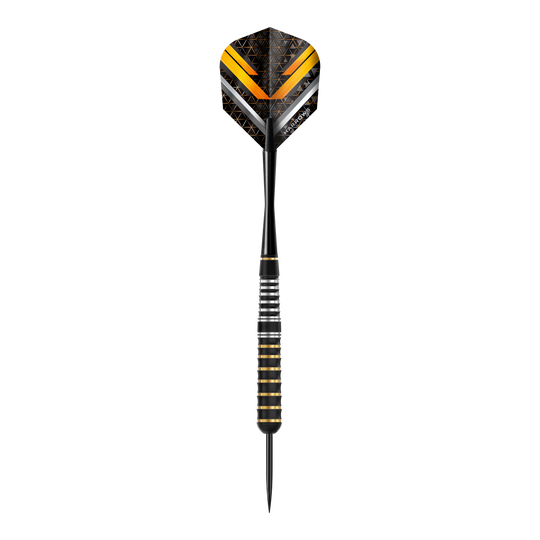 Harrows Vulcan steel darts Auf dem Foto sind Harrows Vulcan Steeldarts zu sehen. Sie zeichnen sich durch ihr modernes Design aus.
