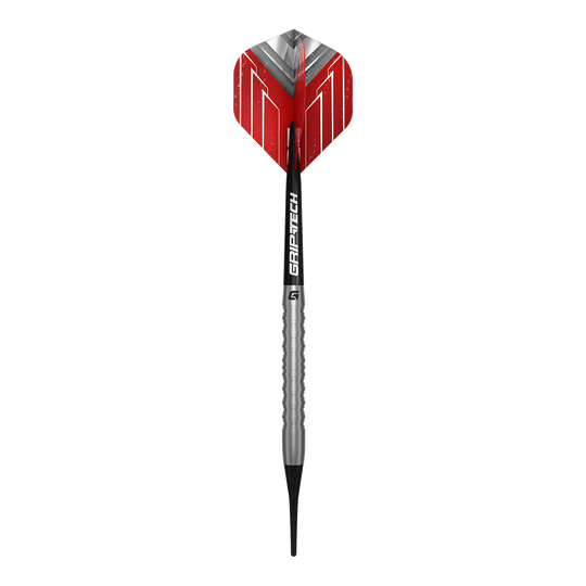 GOAT Podium Silver Softdarts - 18g Das Bild zeigt die GOAT Podium Silver Softdarts mit 18g. Dieses Softdart-Modell ist in Silberfarbe gestaltet.