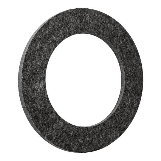 Karella Ultimo steel dartboard surround Das Bild zeigt das Produkt "Karella Ultimo Steeldartboard Surround". Es handelt sich um einen schwarzen, runden Schutzring für Dartscheiben.
