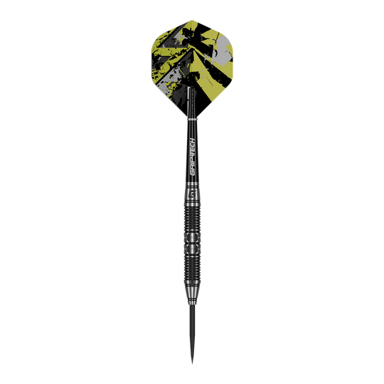 Das Produkt GOAT Dumbbell Steeldarts ist auf diesem Bild abgebildet. Diese Steeldarts sind hochwertig verarbeitet.
