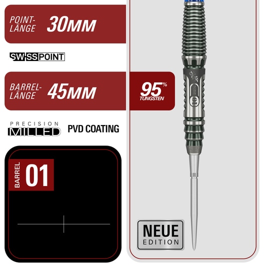 Target Japan Rising Sun GEN 10.5 Swiss Point Steeldarts Target Japan Rising Sun GEN 10.5 Swiss Point Steeldarts sind abgebildet. Die Darts haben ein modernes Design und sind für Präzision beim Spiel gemacht.