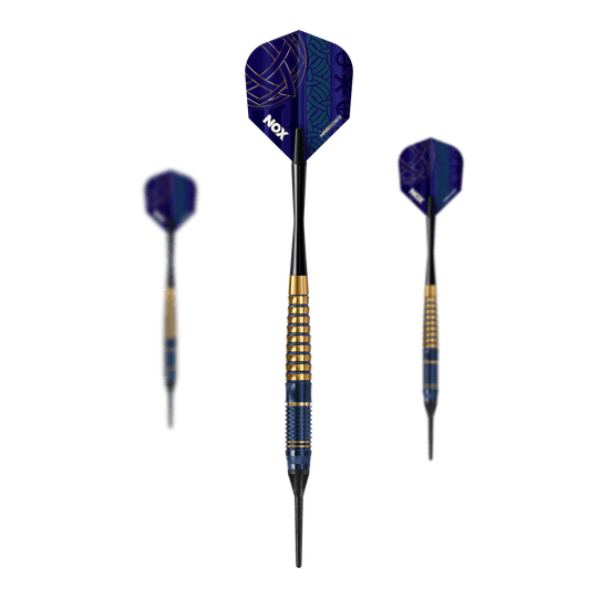 Harrows Nox Premium Brass Soft Darts Hier sind die Harrows Nox Premium Brass Softdarts abgebildet. Diese Pfeile sind für Softdart geeignet und bieten gute Qualität.