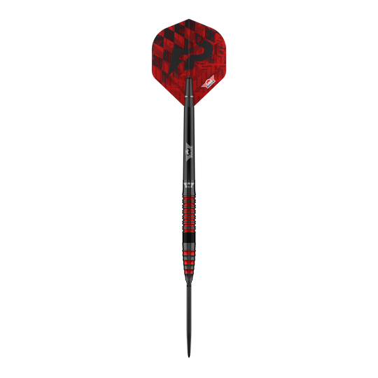 Bulls NL Florian Price 90 Convertible Point Steeldarts Abgebildet ist das Set Bulls NL Florian Preis 90 Convertible Point Steeldarts. Die Darts wirken hochwertig.