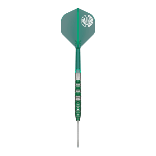Auf dem Bild ist der Target Japan Prime Series Motomu Sakai Xeno GEN1 Swiss Point Steeldarts dargestellt. Der Dart weist hochwertige Verarbeitung und modernes Design auf.