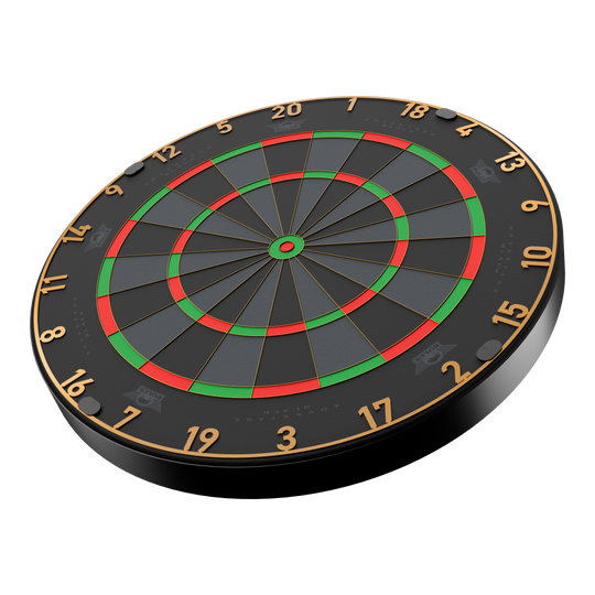 Bulls NL Advantage Black Edition steel dartboard Dieses Bild zeigt das BullsNL Advantage Black Edition Steeldartboard. Es handelt sich um eine zusätzliche Produktdarstellung.