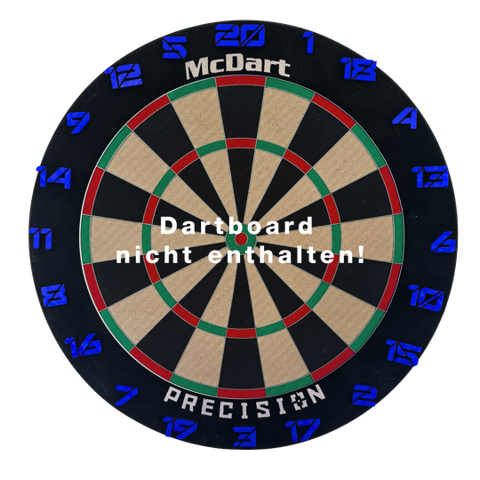 McDart Dartboard Number Rings / Number Ring Cyber Das Bild zeigt das Cyber Blau Board. Das Produkt hat ein auffälliges blaues Design.
