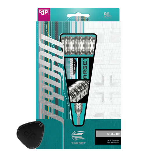 Target Hydro 03 Swiss Point steel darts Dieses Bild zeigt die Target Hydro 03 Swiss Point Steeldarts. Die Darts sind modern gestaltet und für Dartspieler geeignet.