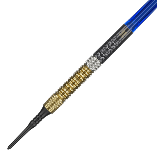 Target Raymond Van Barneveld GEN6 soft darts Abgebildet sind die Target Raymond Van Barneveld GEN6 Softdarts. Man erkennt die Struktur und Beschaffenheit der Darts.