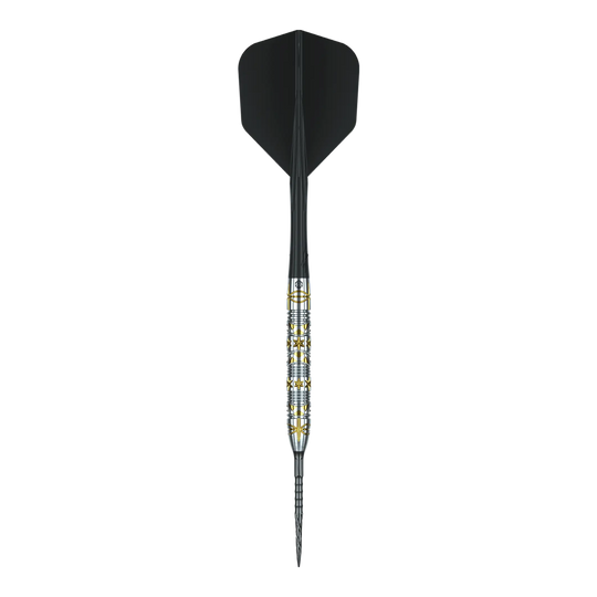 Caliburn Halo H1 steel darts - 22.5 g Auf dem Foto sieht man die Caliburn Halo H1 Steeldarts mit 22,5 g. Die Darts haben ein modernes Design und eignen sich für Turniere und Freizeit.