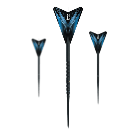 Caliburn TTD Complete Titanium T1 Black Steeldarts - 5g Abgebildet sind die Caliburn TTD Complete Titanium T1 Black Steeldarts - 5g. Die Darts haben ein schwarzes Design und wiegen 5g.