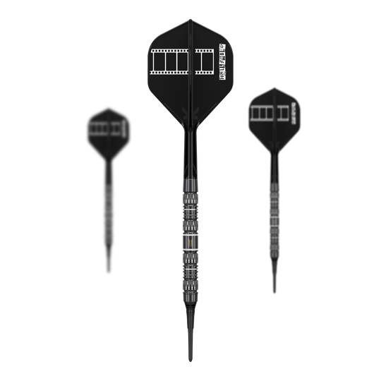 Auf dem Bild sieht man das Set Target Chris Dobey 95K Softdarts - 18g. Es handelt sich um eine Zusammenstellung dieser beliebten Softdarts.