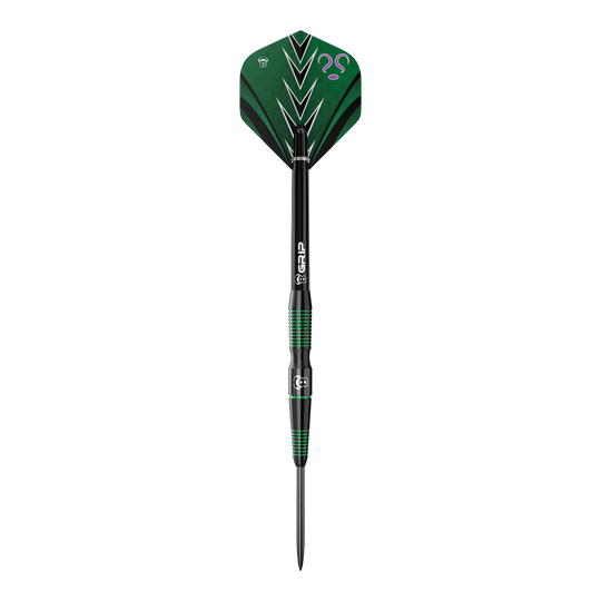 Bulls Brian Raman G2 steel darts Dieses Bild zeigt die Bulls Brian Raman G2 Steeldarts. Die Darts zeichnen sich durch ihr präzises Design aus.