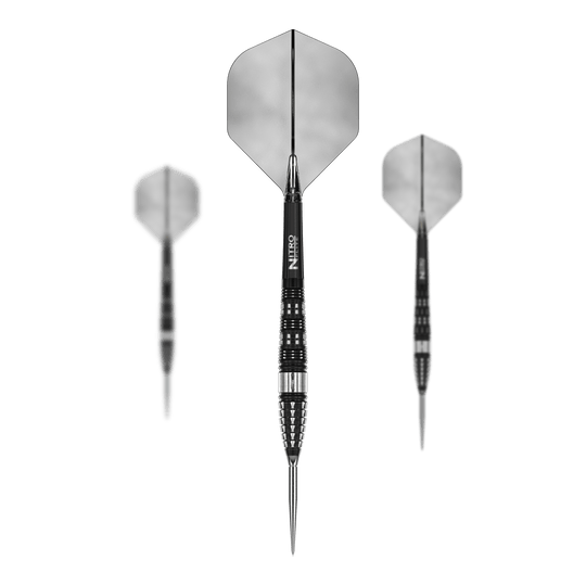 Das Bild zeigt die Red Dragon Recon Torpedo Steeldarts - 23g als Set. Diese Dartpfeile bieten eine ausgezeichnete Kontrolle beim Wurf.