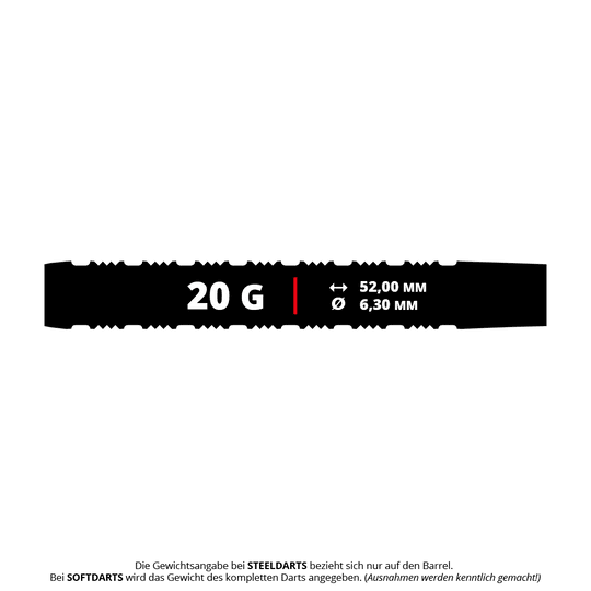 Bullet Shadow Softdarts - 20g Das Bild zeigt Bullet Shadow Softdarts - 20g. Diese Softdarts sind für Präzision und Komfort gestaltet.