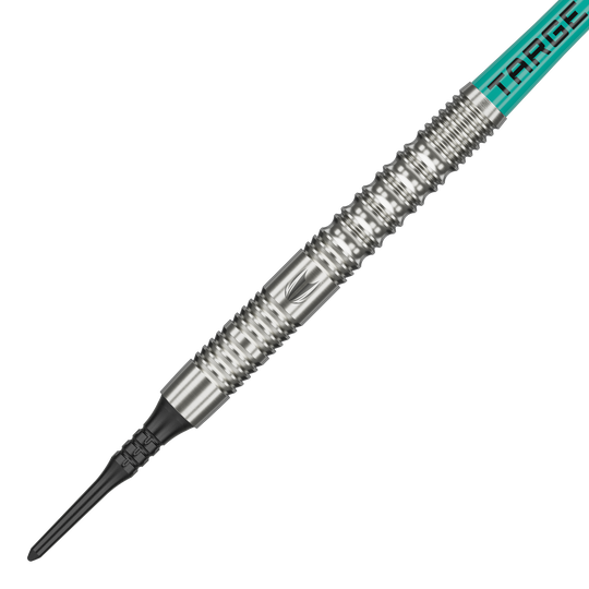 Das Foto zeigt die Target Hydro 12 Softdarts. Diese Darts sind aus hochwertigen Materialien gefertigt.