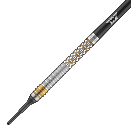 Bulls NL Vintago Shark Softdarts - 18g sind auf dem Bild zu erkennen. Diese Darts sind für den Softdartbereich gemacht.