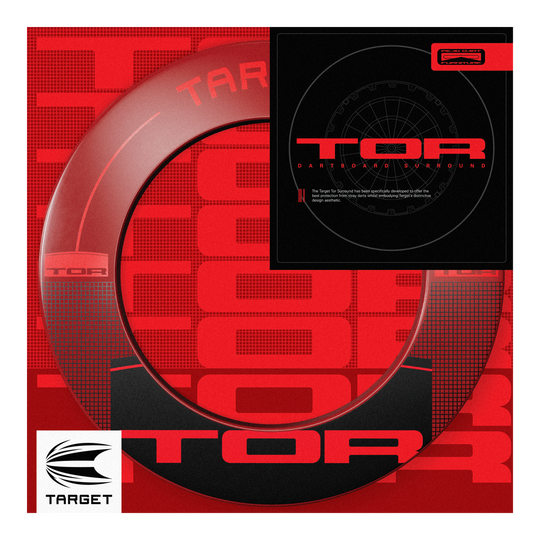 Target TOR Surround Das Produkt Target TOR Surround wird von der Seite gezeigt. Die Umrandung ist rund und gleichmäßig.