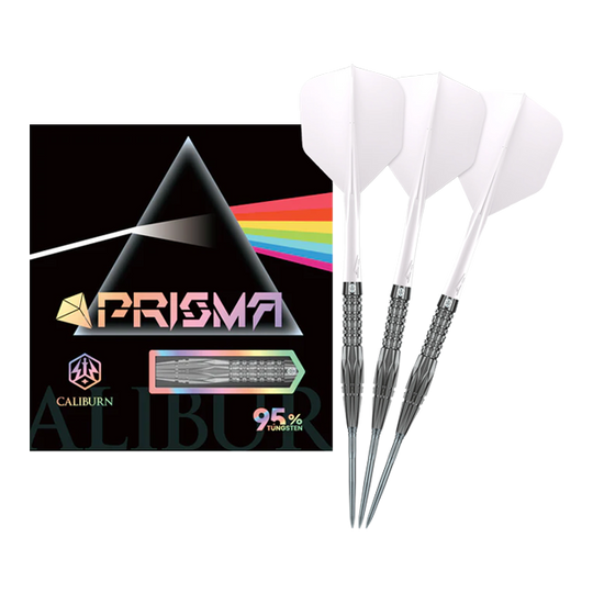 Caliburn Prisma Steeldarts - 19,5g. Dieses Produkt ist ideal für Dartspieler, die Wert auf Qualität legen.