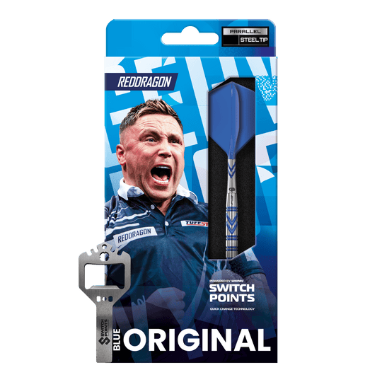 Red Dragon Gerwyn Price Blue Original Switch Point Steeldarts Gezeigt werden hier die Red Dragon Gerwyn Price Blue Original Switch Point Steeldarts. Das Modell bietet eine zuverlässige Handhabung und modernes Design.