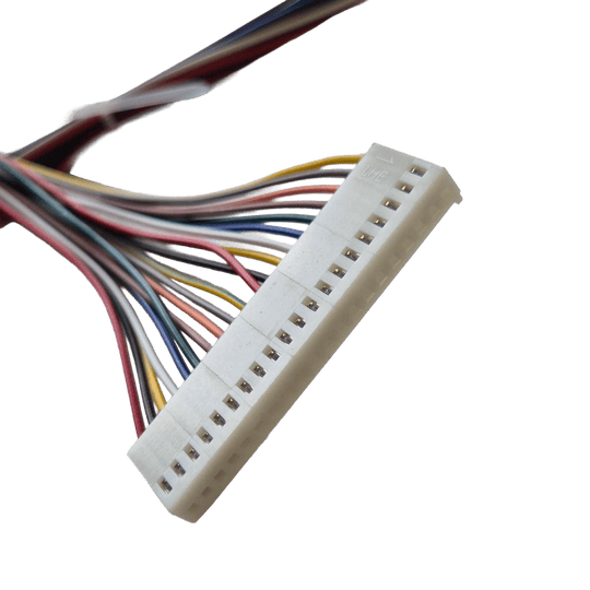 Löwen Darts adapter cable Matrix/CPU Das Bild zeigt das Löwen Darts Adapterkabel Matrix/CPU. Es handelt sich um ein Adapterkabel für elektronische Darts.