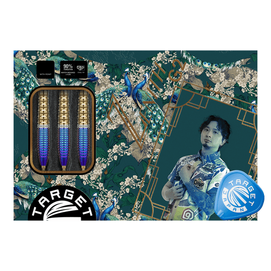 Target Japan Prime Series Zenith GEN2 Swiss Point Steel Darts - 23g Gezeigt wird das Produkt Target Japan Prime Series Zenith GEN2 Swiss Point Steeldarts - 23g. Es handelt sich um hochwertige Steeldarts für das Dartspiel.
