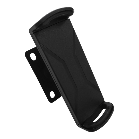 Das Bild zeigt die McDart TABSteady Tablet Wandhalterung in schwarzer Farbe. Sie hat eine schlichte, stabile Form und eignet sich zur Befestigung eines Tablets an der Wand.