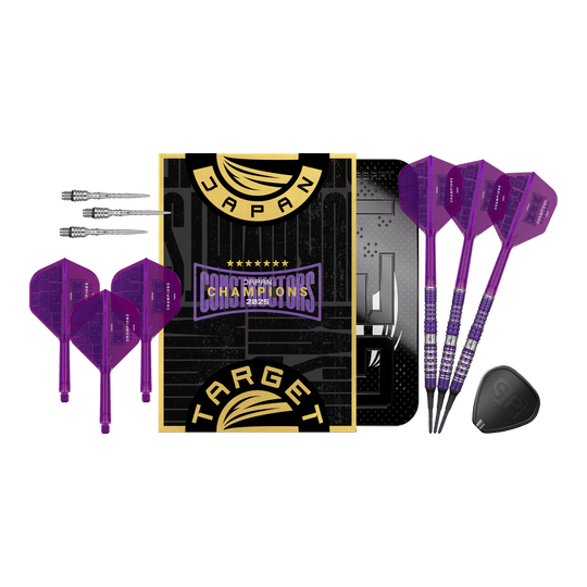 Target Japan Sirius GEN4 Constructors Champions Limited Darts - 21g Target Japan Sirius GEN4 Constructors Champions Limited Darts, 21g Version. Das Produktfoto zeigt das gesamte Dart-Set.