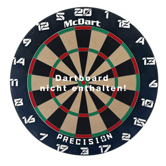 McDart Dartboard Number Rings / Number Ring Cyber Das Bild zeigt ein Objekt mit dem Dateinamen 'Cyber wei Board'. Das Objekt befindet sich auf einem Brett und ist weiß.