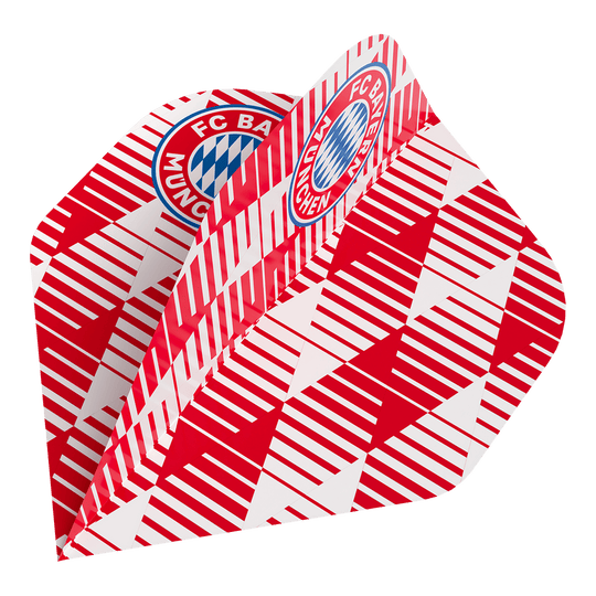 Bulls FC Bayern Munich Flight Collection - 5 sets Zu sehen ist die Bulls FC Bayern München Flight Collection - 5 Satz. Das Produkt ist für Fans von FC Bayern München und Darts gedacht.
