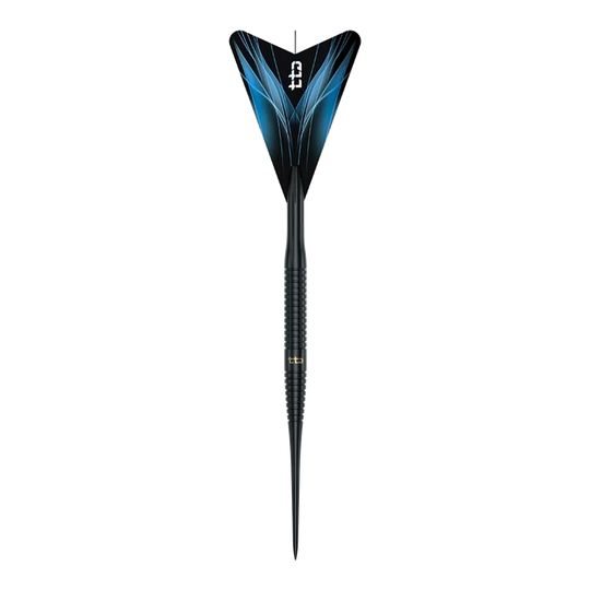Caliburn TTD Complete Titanium T3 Black Steeldarts - 7g Die Abbildung präsentiert die Caliburn TTD Complete Titanium T3 Black Steeldarts mit einem Gewicht von 7g. Sie sind hochwertig verarbeitet und ideal für Präzisionswürfe.