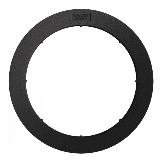 Bulls NL Lumo Light Surround lighting system Das Bild zeigt das Produkt 'Bulls NL Lumo Light Surround Beleuchtungssystem'. Es handelt sich um einen runden, schwarzen Ring, der zur Beleuchtung eines Dartboards verwendet wird.