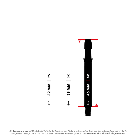 L-L-Style-Shaft Carbon Silent Straight - Schwarz