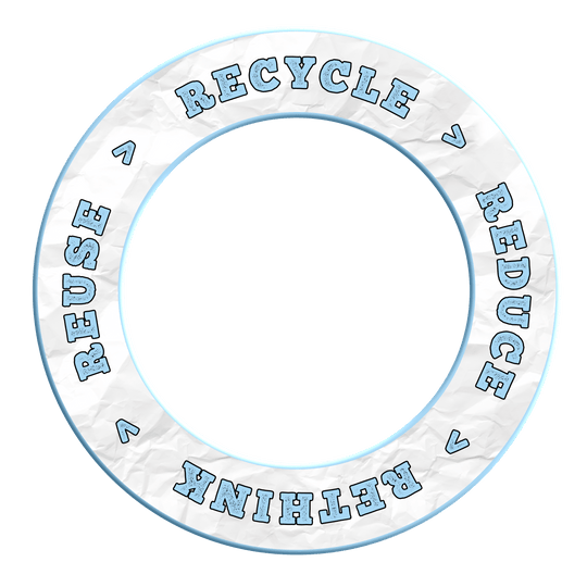 McDart Recycle Reduce Rethink Reuse Dartboard Surround Abgebildet ist das ‚MSF-C9 McDart Recycle Reuse Reduce Rethink Surround Himmelblau‘ Produkt. Die Dart-Surround präsentiert sich in einem hellblauen Design.