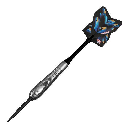 Bulls NL Chaos Blue Steel Darts - 23g Abgebildet sind die Bulls NL Chaos Blue Steeldarts mit einem Gewicht von 23 Gramm. Die blauen Steeldarts sind speziell für Präzision und Kontrolle entworfen.